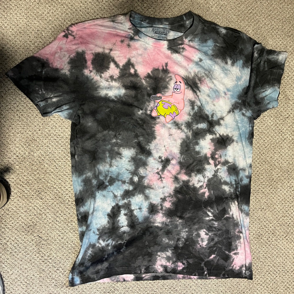 Patrick (Sponge Bob) Tie-Dye T-Shirt